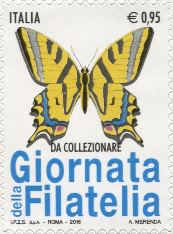 Stamp Day, Southern Swallowtail (Papilio alexanor)