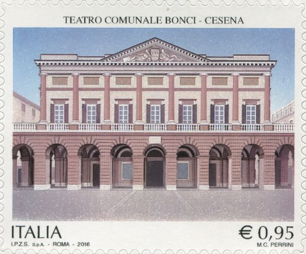Municipal Theater Alessandro Bonci (1846) in Cesena