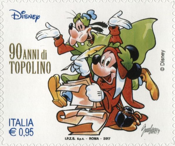 Mickey Mouse in Dante and Goofy