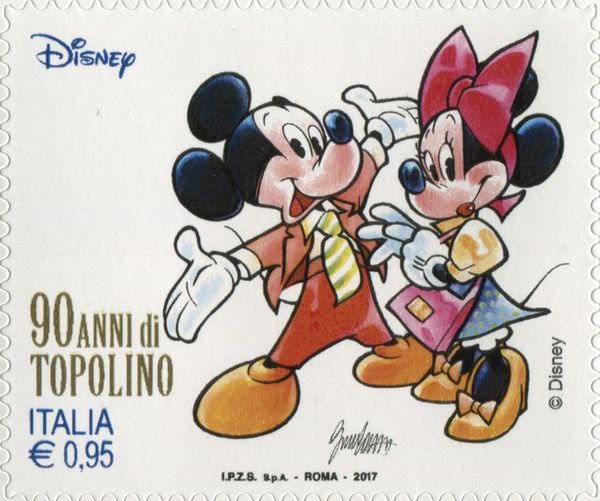 Mickey Mouse and Minnie