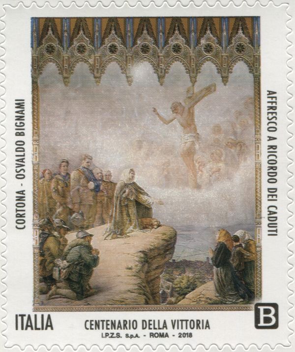 Fresco in Memory of the Fallen in World War I