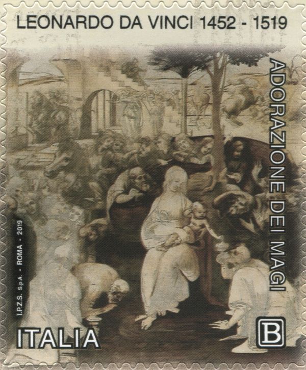 Adoration of the Magi by Leonardo da Vinci