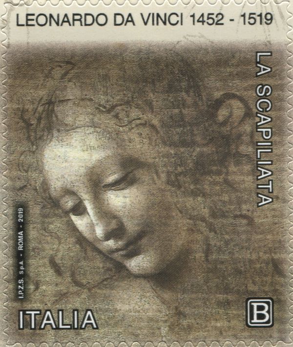 Head of a Woman by Leonardo da Vinci