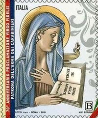 Virgin Mary, Patron Saint of the Carabinieri 70th Anniv