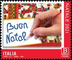 Hand Writing Buon Natale