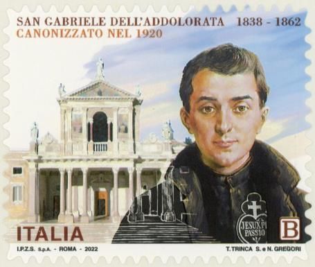 Gabriele dell'Addolorata (Francesco Possenti), 160th Anniv.