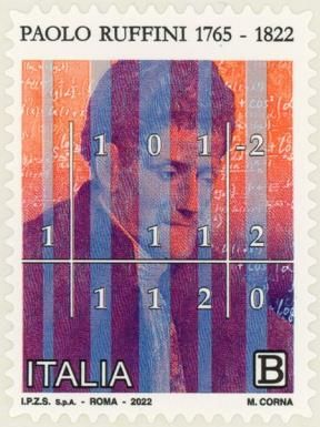 Paolo Ruffini, Mathematician, Bicentenary of Death