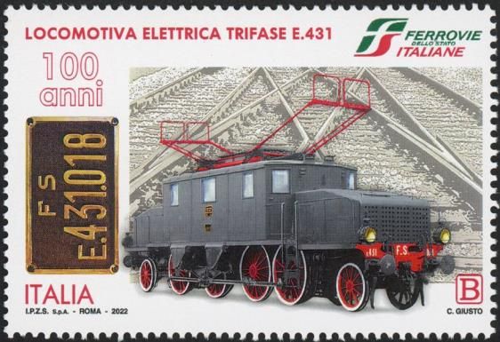 First Electric Locomotive E.431.01B, Centenary