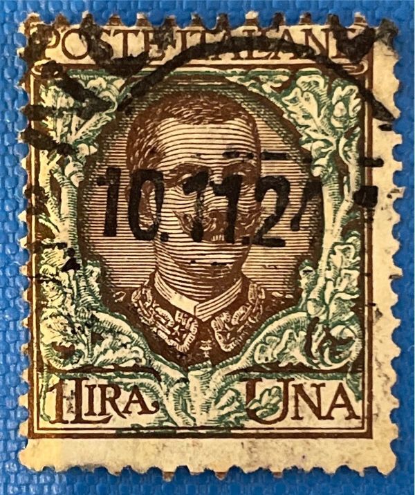 Vittorio Emanuele III overprinted B.L.P.