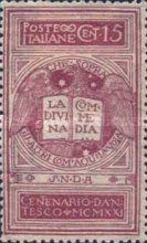 Eagle holding the Divine Comedy
