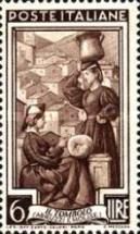 Lace Maker and Water Carrier, Scanno (Abruzzo)