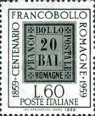 Romagna 20b. Stamp of 1859
