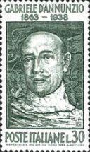 Gabriele D'Annunzio, laid paper
