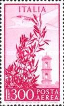Olive Tree, Airplane and Tower of Campidoglio