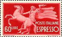 Horse and torch bearer