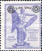 Goddess of Victory - Perf. 14, overprinted