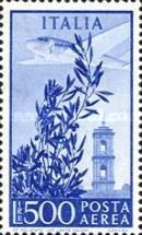 Olive Tree, Airplane and Tower of Campidoglio