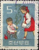 Children plant trees