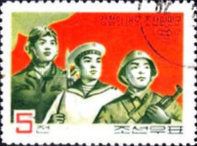 Tank, naval and infantry soldiers