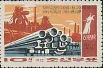Iron and steel works, pipes, rails