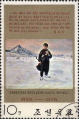 Kim Il Sung crossing the Amnok