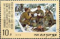 Kim Il Sung distributes food rations