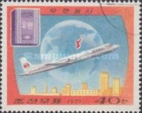 Ilyushin Il-18 and world map