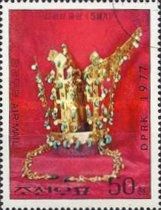 Gold crown, Silla Dynasty
