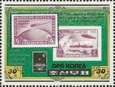 Stamps Zeppelin sets 2m and 35k