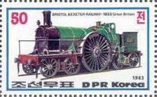 Locomotive of Bristol & Exeter Railway, Great Britain 1853
