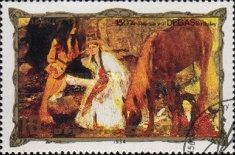 Edgar Degas - Mlle Fiocre in the Ballet "The Source"