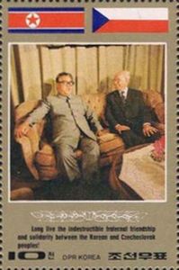 Kim Il Sung in Czechoslovak Socialist Republic