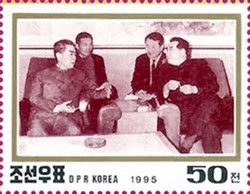 Kim Il Sung with Zhou Enlai