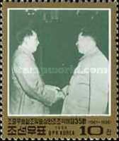 Jiang Zemin and Kim Il Sung