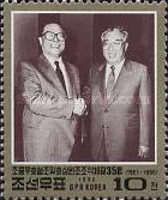 Mao Zedong and Kim Il Sung