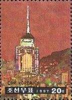 Skyscraper with single spire