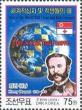 Henri Dunant (1828-1910), Founder of the Red Cross; globe