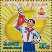 Uniformed child with trumpet