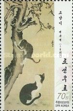 Cats; by Pyon sang-byok (17th century)