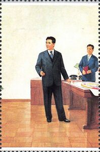 Kim II Sung decides on state flag and coat of arms