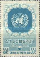UN emblem in circle of clasped hands