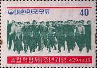 Students demonstrating