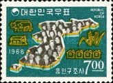 Map of Korea, and people