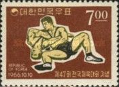 Wrestlers - 4th National athletic meet, Seoul