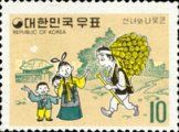 Woodcutter with wife and children