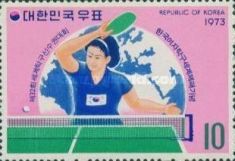 Victory of Korean women´s table tennis team