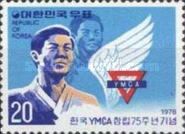 Young man, YMCA Emblem