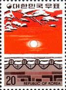 Chinese New Year - Snow scene