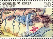 Painting with symbols of longevity