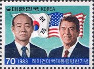 President Chun and R. Reagan
